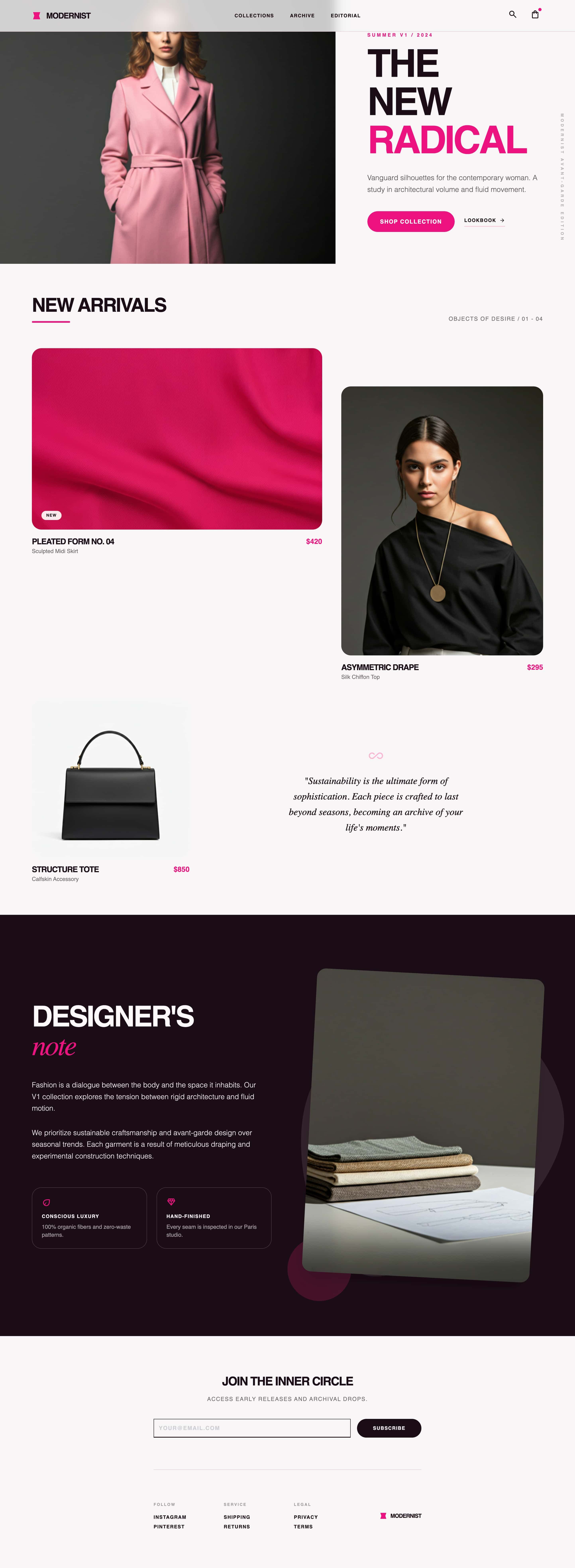 Modernist - The New Radical